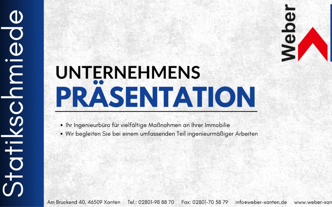 Unternehmens Präsentation